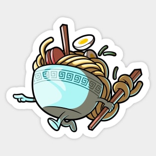 Running Ramen! Sticker